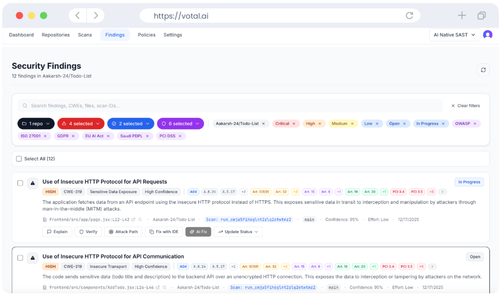 SAST Security Finding